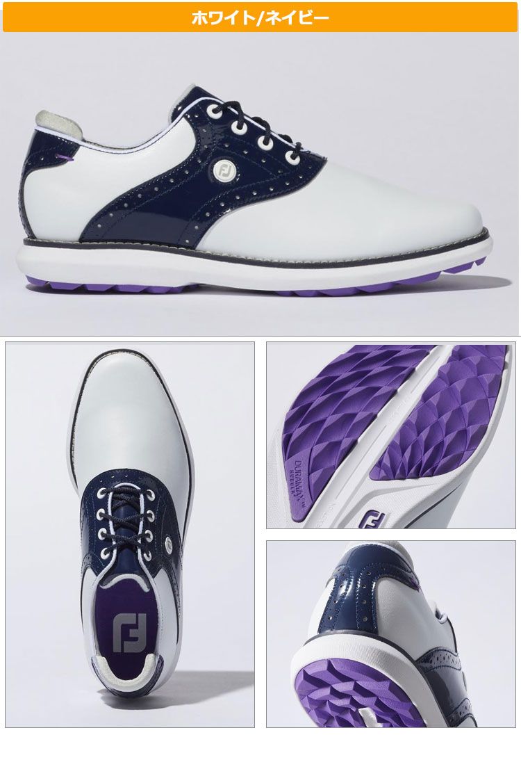 ゴルフ 新品【メーカー正規仕入品】【97899ホワイト/ネイビー】Foot