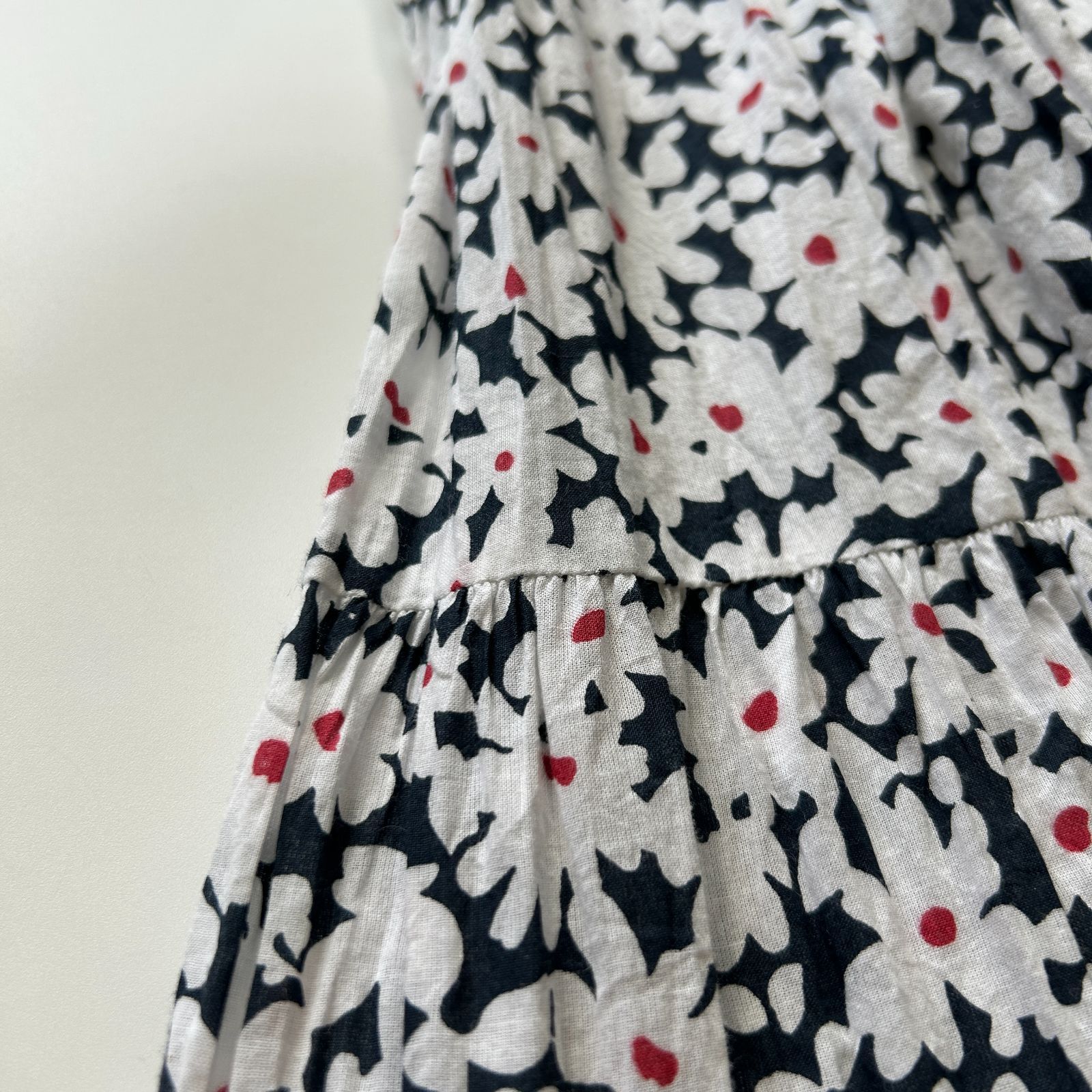 MARIHA マリハ ティアード フレア ロングスカート フラワー 花柄 総柄