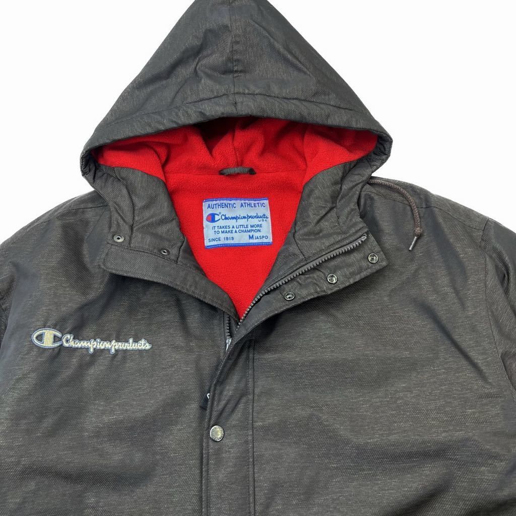 Champion  秋冬 裏キルティング ベンチコート ロングコート ダークブラウン M 野外 スポーツ アウトドア 部活 応援 チャンピオンCA210