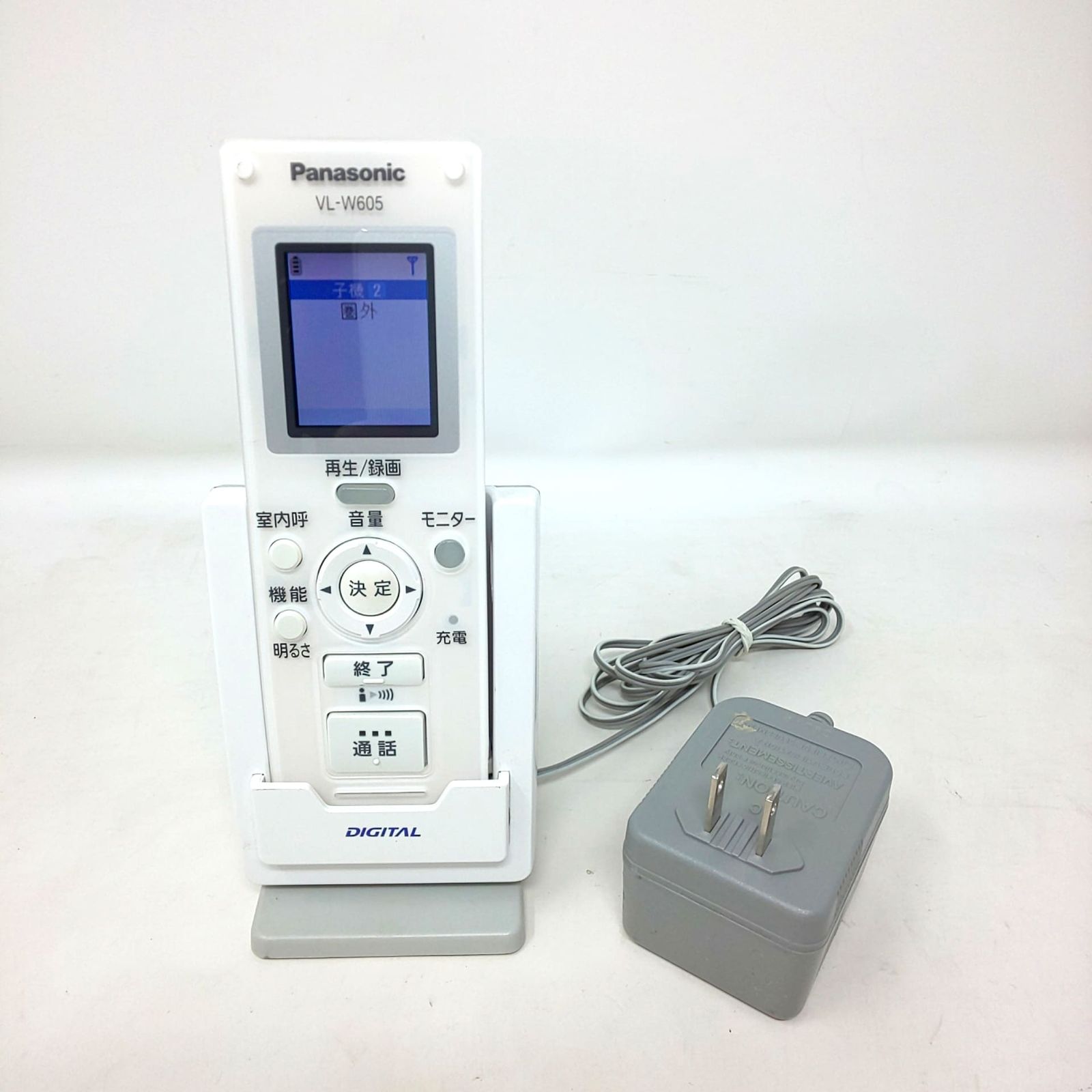 834B-08 Panasonic VL-W605 ワイヤレスモニター 子機 ドアホン パナソニック