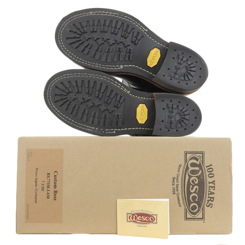 WESCO ウエスコ WESCO ウエスコ BOSS ダブルストラップ エンジニアブーツ シューズ メンズ ブラック 7 1/2D BK7710LL  7 1/2D - メルカリ