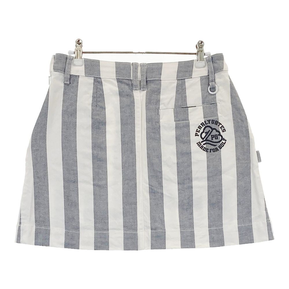 PEARLY GATES ロゴスカート サイズ1 PEARLY GATES NYロゴプリント