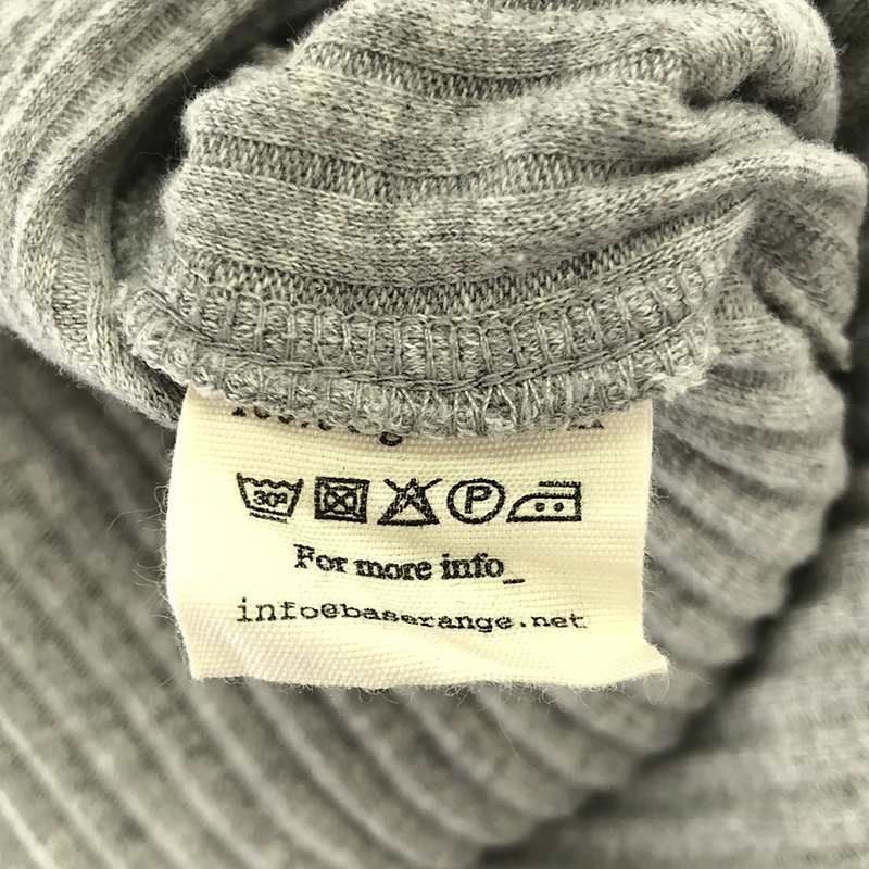 Baserange✨リブ編み ラップ ロングワンピース ベージュ 楽天市場】BASERANGE ベースレンジ ワンピース SHAW LONG SLEEVE