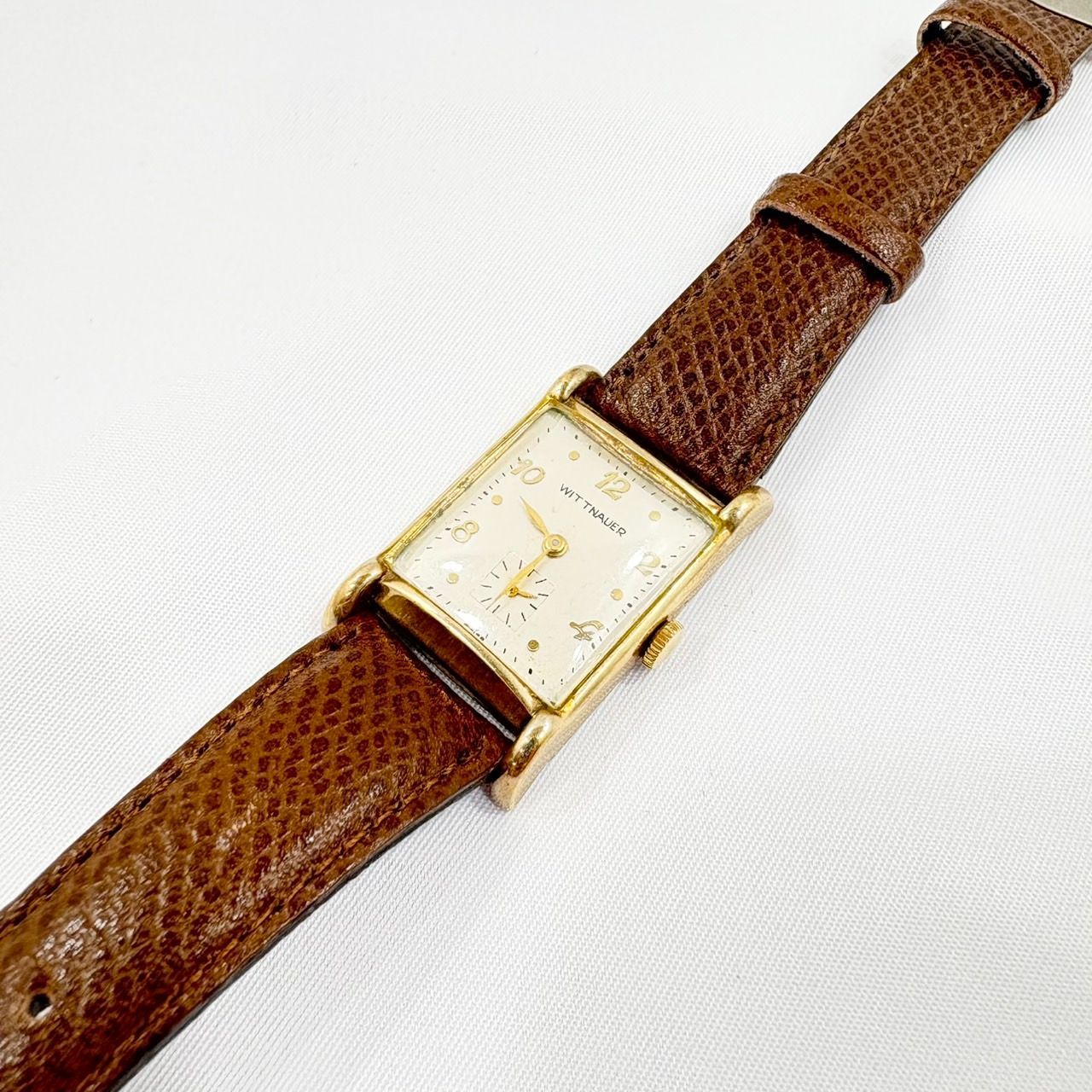 1円スタート】LONGINES ロンジン スクエア SS×革ベルト シルバー