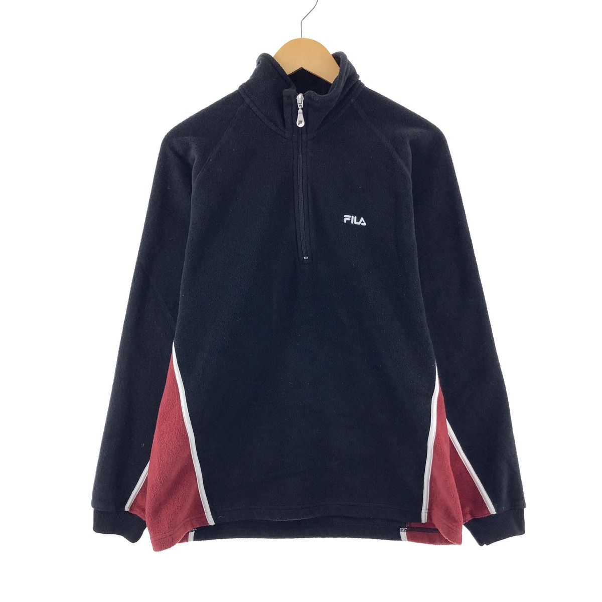 古着 フィラ FILA ハーフジップ フリースプルオーバー メンズM/eaa386689