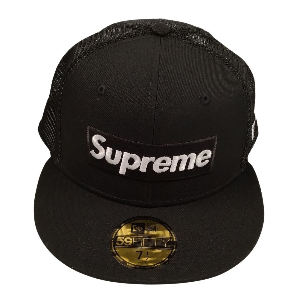 Supreme 59FIFTY キャップ ブラック 7 1/2