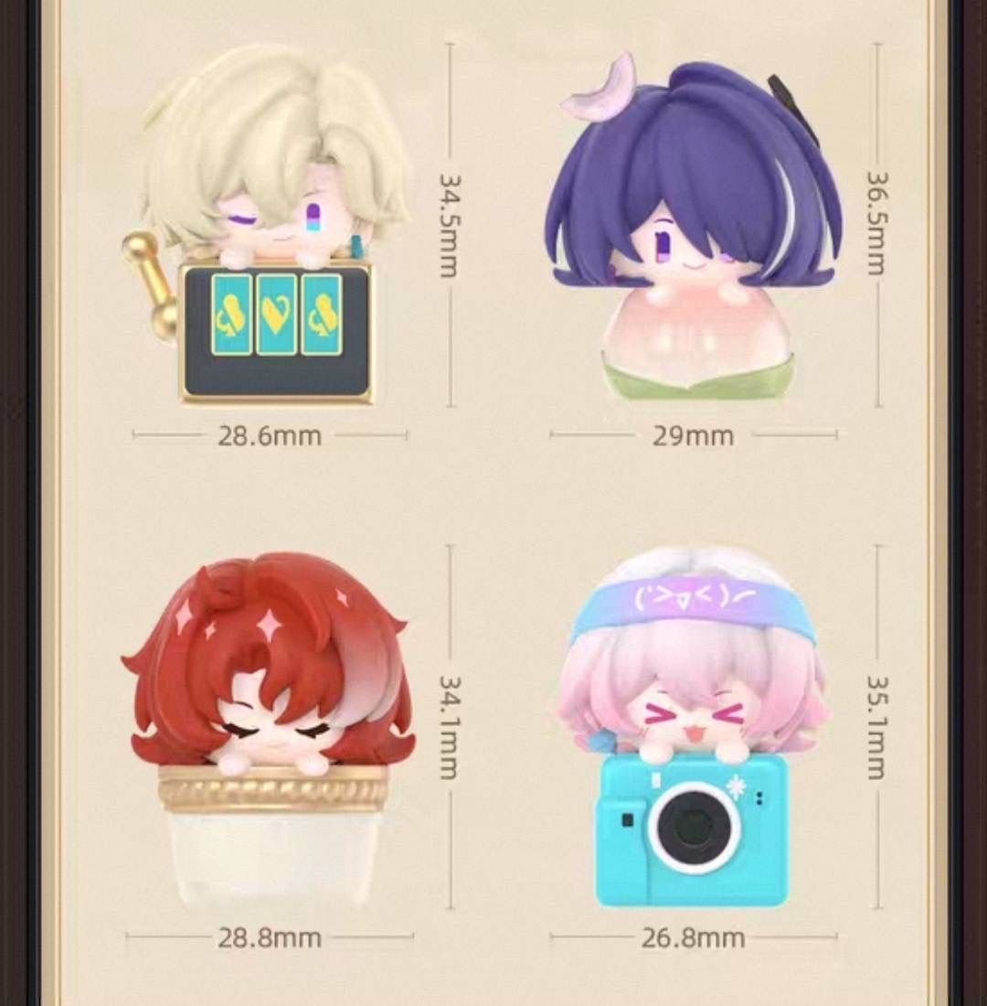 【崩壊スターレイル】アベンチュリン キーキャップ 崩壊：スターレイル キーキャップVol.2 全種類6点セット - HAKUTEA