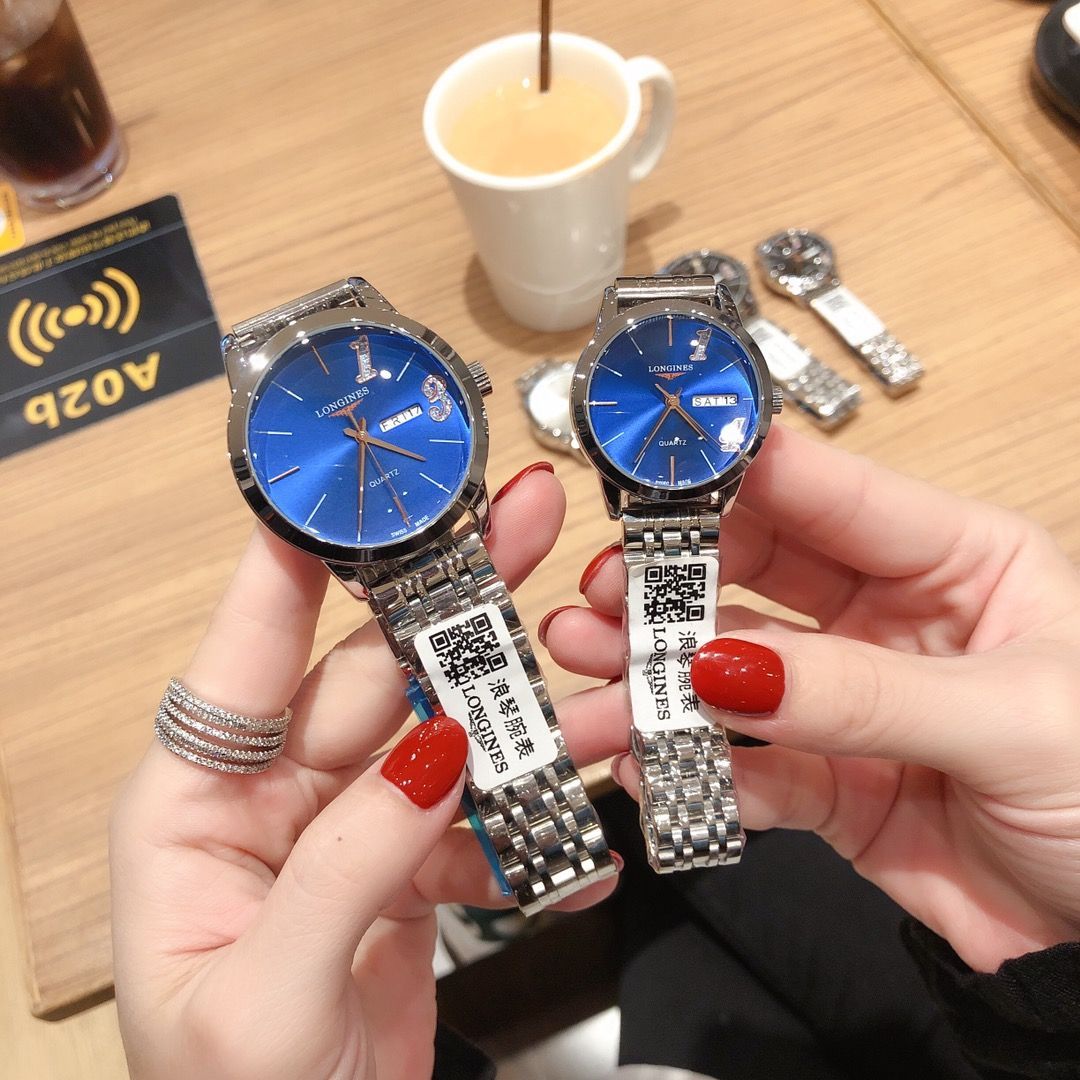 今日特価】LONGINES カップル腕時計n ロンジン、パートナーと一緒に