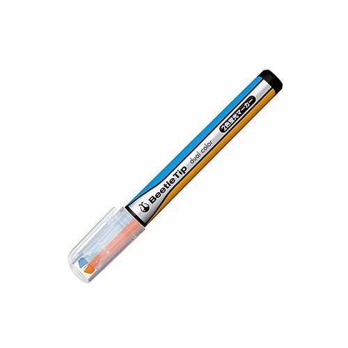 まとめ コクヨ 2色蛍光マーカー ビートルティップ デュアルカラー PML303-3 ×50セット