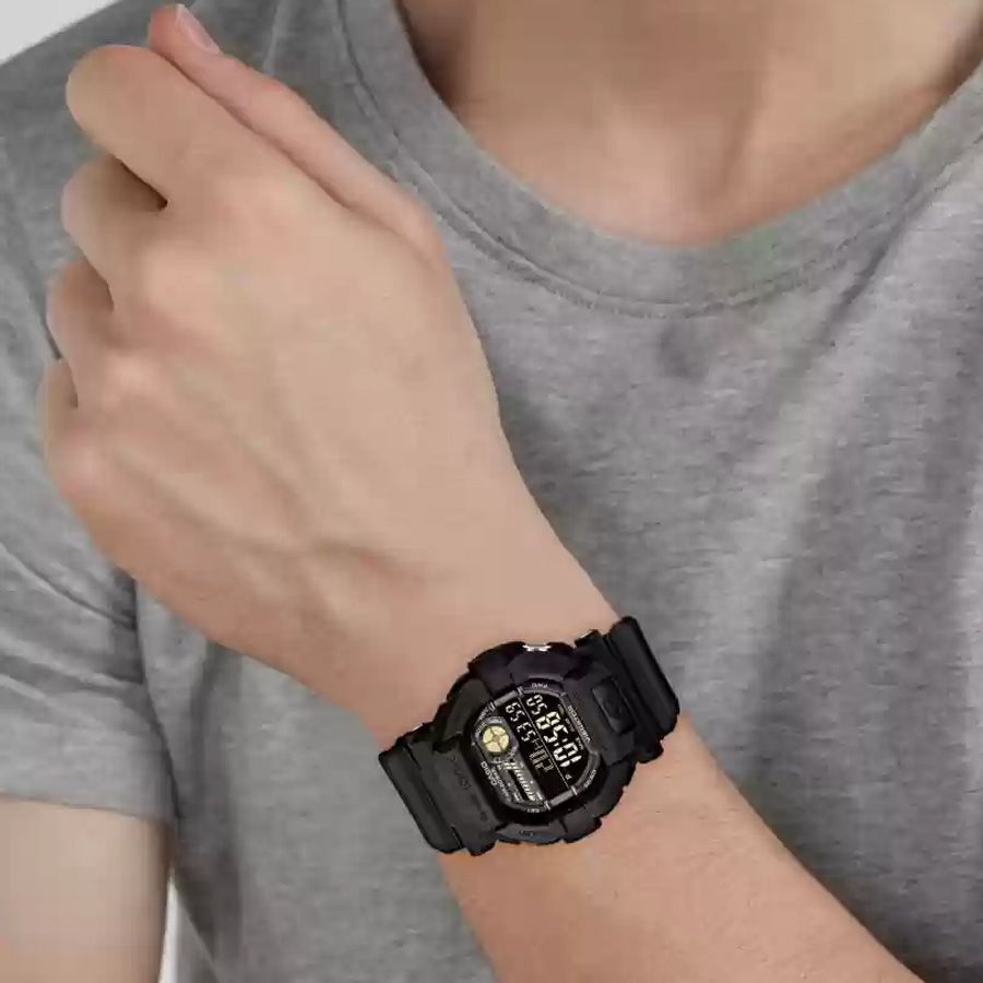 バイブレーションアラーム搭載】G-SHOCK ジーショック CASIO カシオ メンズ 腕時計 GD-350-1B ブラック ゴールド 振動 バイブ  マナーモード 目覚まし 男性 丈夫 大きめ 八角形 オクタゴン デジタル - メルカリ