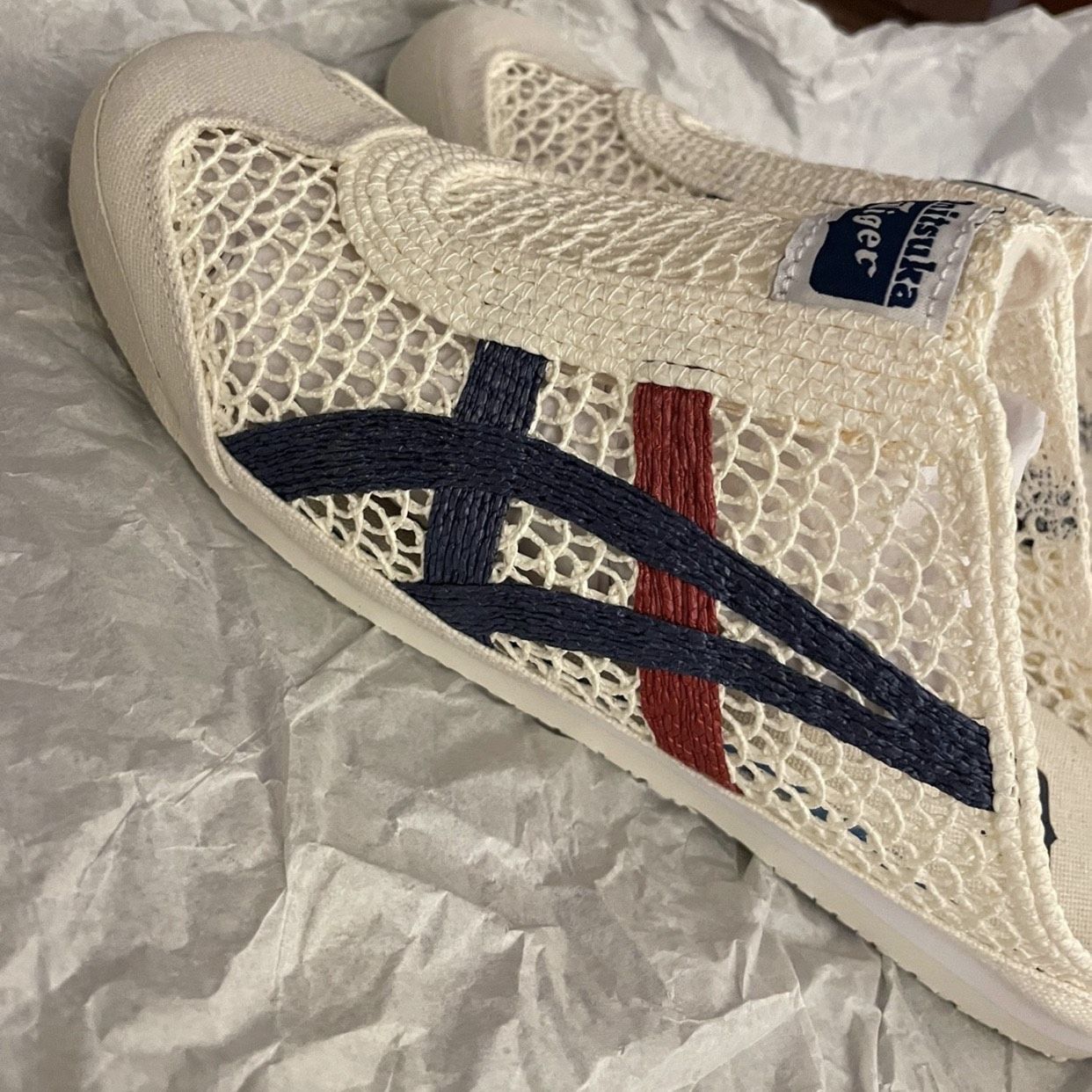 Onitsuka Tiger オニツカタイガー ミュール MEXICO 66 SABOT CREAM MAKO BLUE メキシコ66 サボ クリーム マコブルー メンズ レディース 男女共用