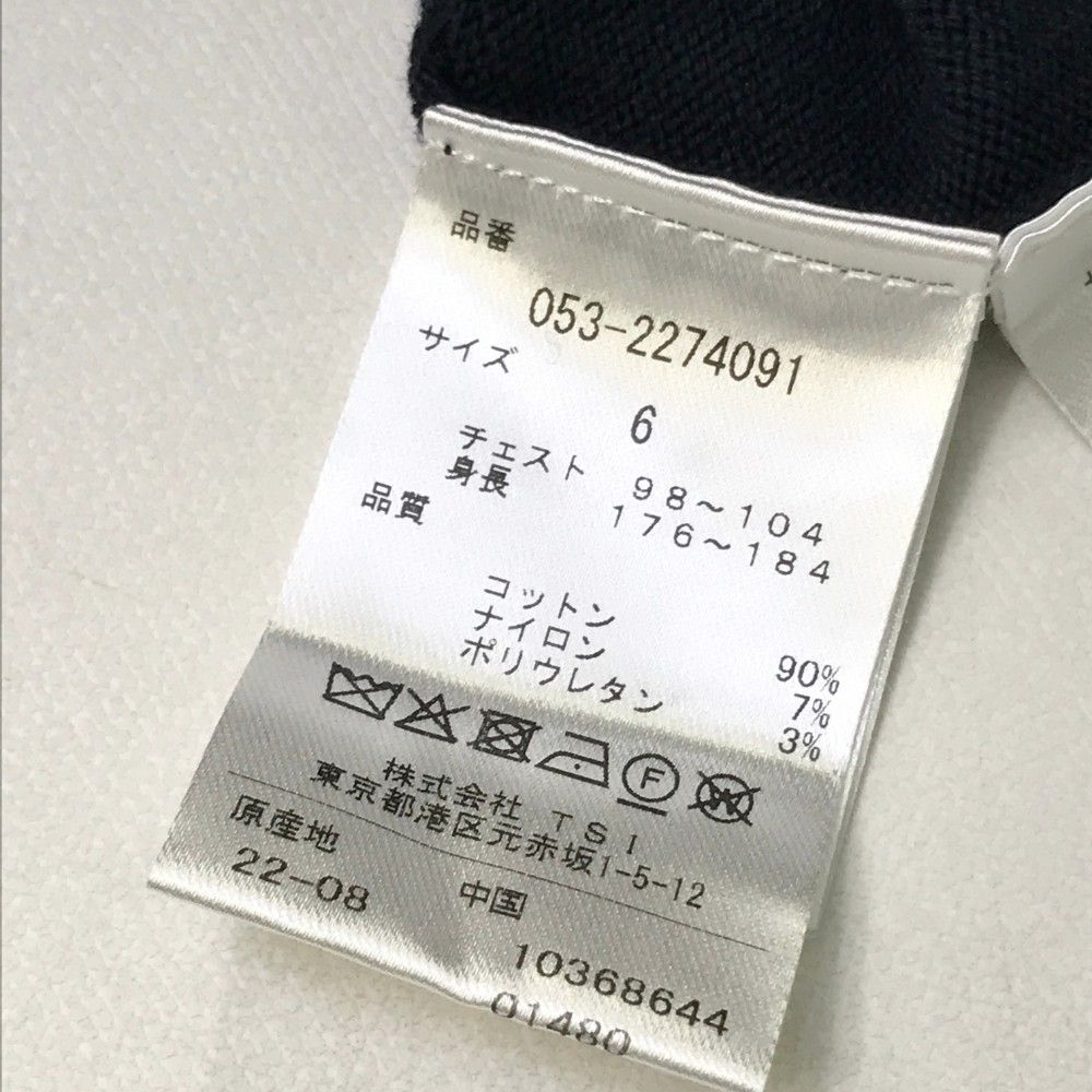 サイズ：6 PEARLY GATES パーリーゲイツ タートルネック ニット