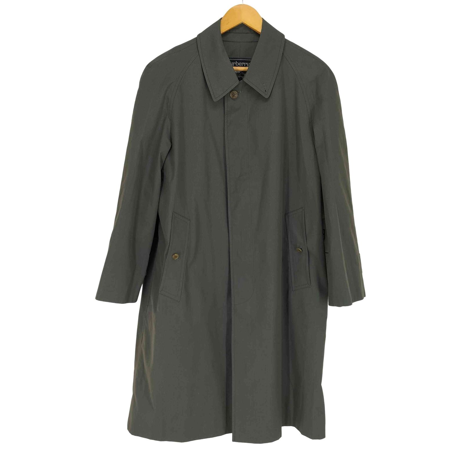 バーバリーズ 玉虫色 トレンチコート L相当 ノバチェック Vintage