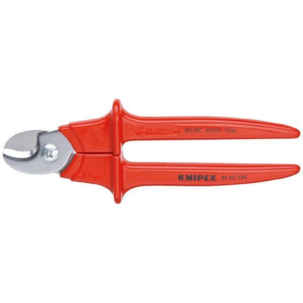 KNIPEX クニペックス 1000V絶縁ケーブルカッター 全長230mm 9506-230