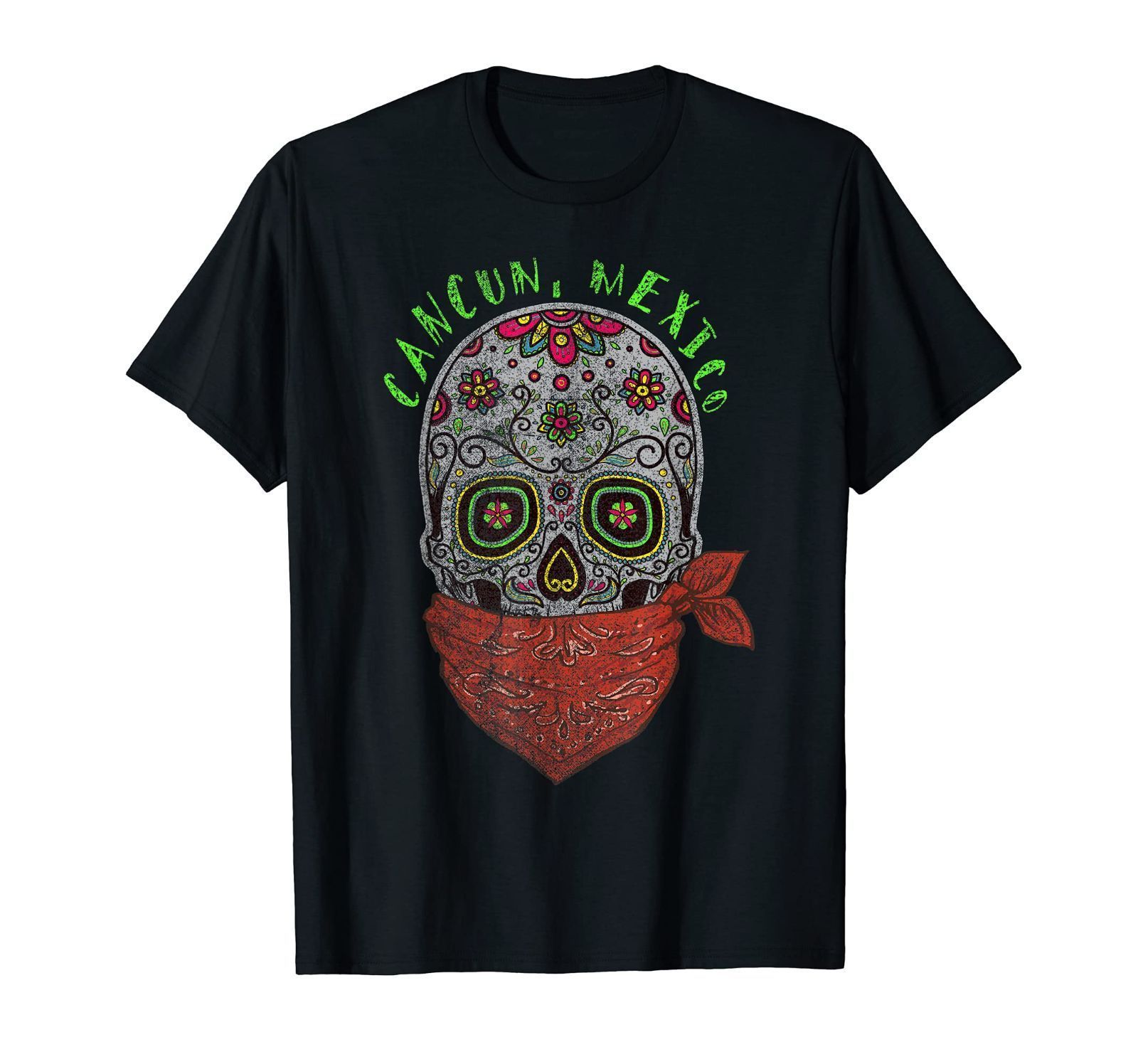Cancun メキシコ お土産 シュガースカル バンダナ Tシャツ