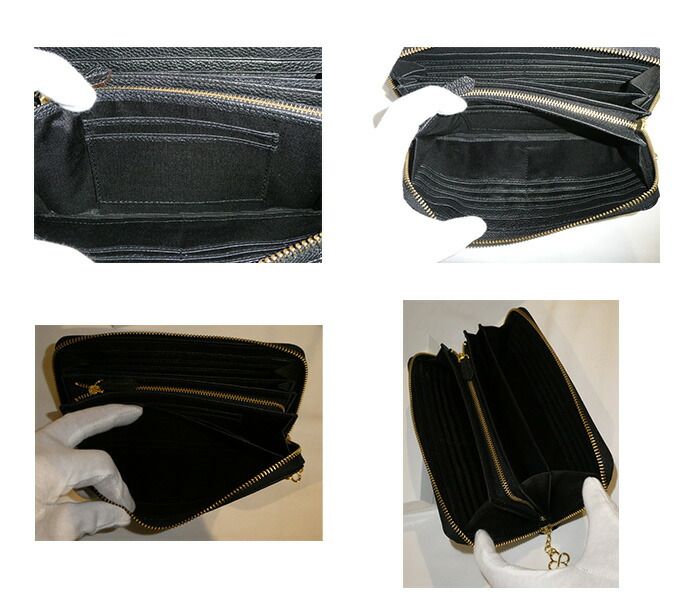 marie claire マリクレール カルーゼル ラウンドファスナー長財布