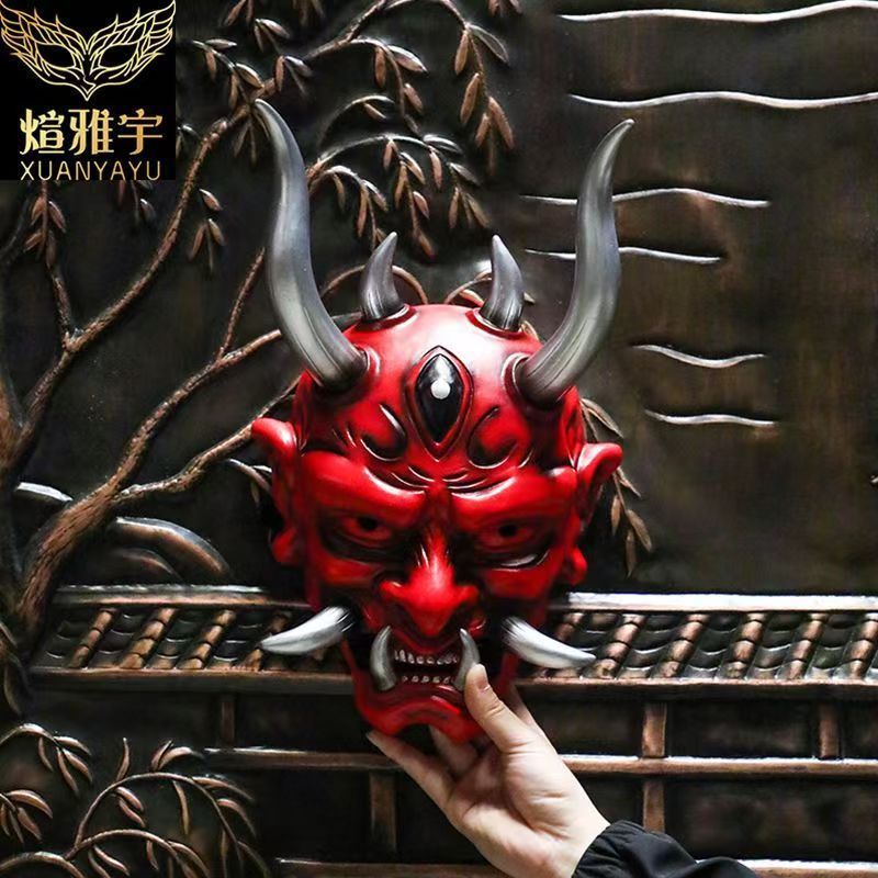 仁王面 金剛力士像 魔除け 骨董美術品 面飾り 縁起物 置物 インテリア