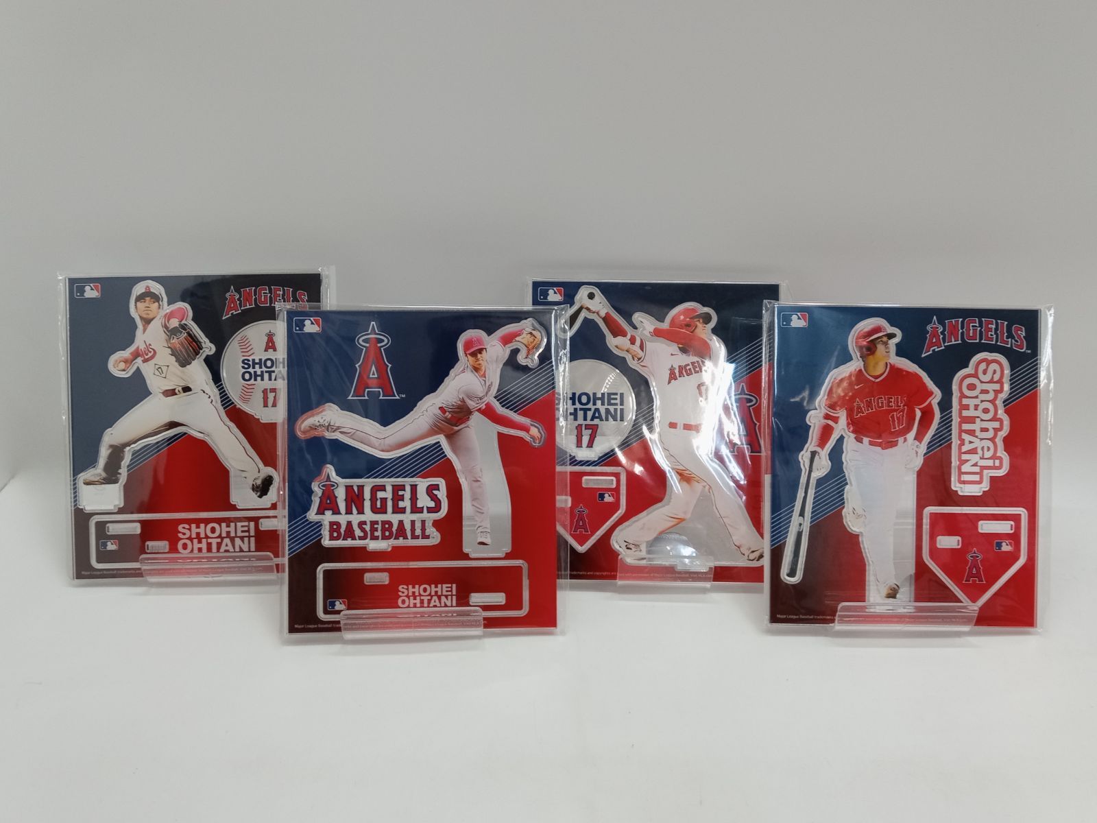 大谷翔平 エンジェルス アクリルスタンド4枚セット 新品未開封 入手