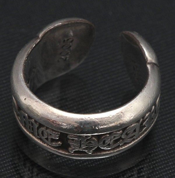 CHROME HEARTS 銀座店 クロムハーツ スクロールラベル リング