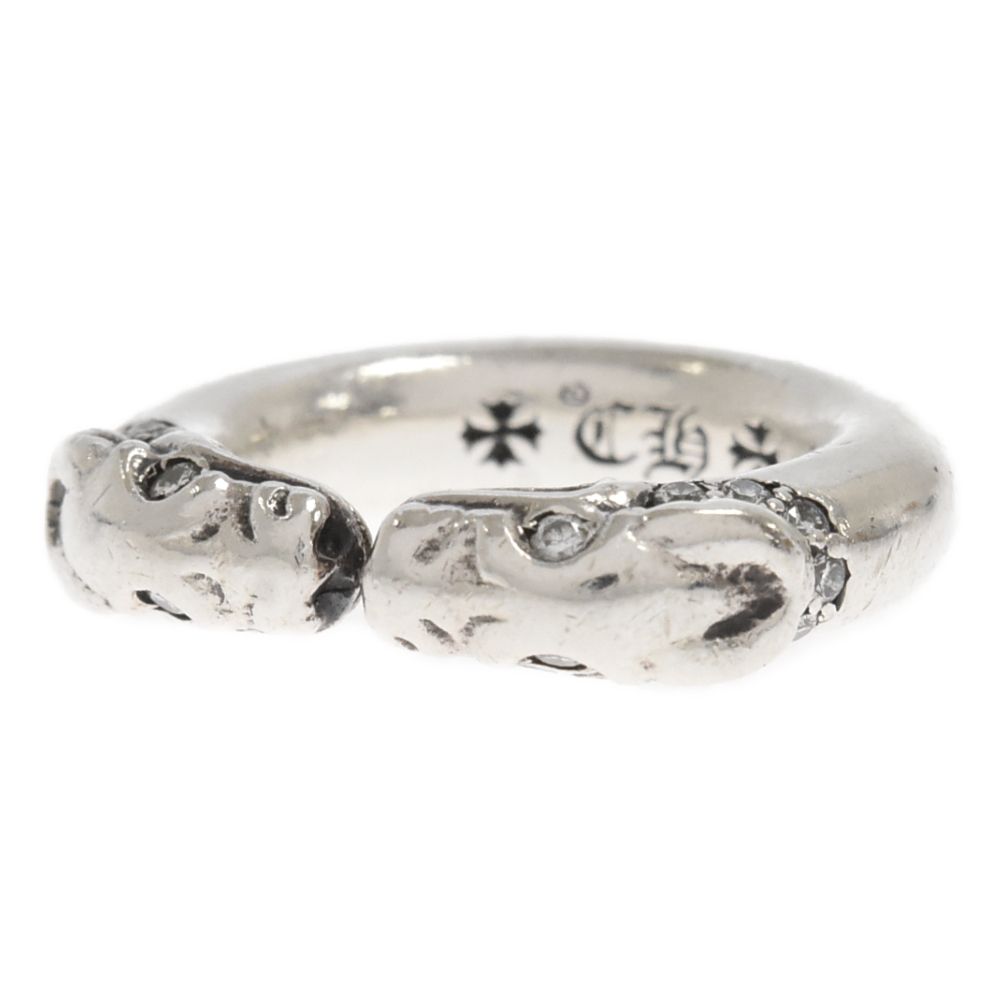 クロムハーツダブルドッグ パヴェダイヤモンドバングルシルバー925 楽天市場】【銀座店】 クロムハーツ ダブルドッグ パヴェ