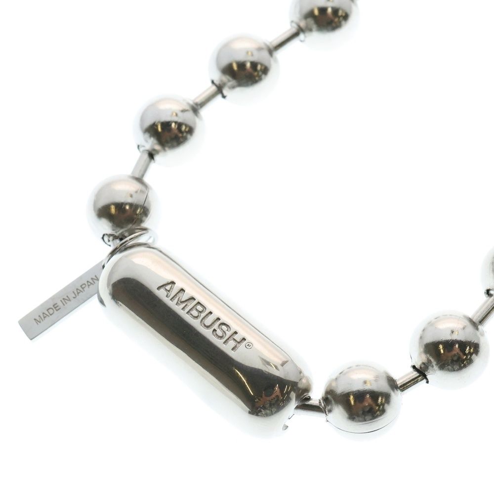 AMBUSH シルバーボールチェーン ネックレス 925ポーチ、箱付き AMBUSH シルバーボールチェーン ネックレス 925ポーチ、箱付き
