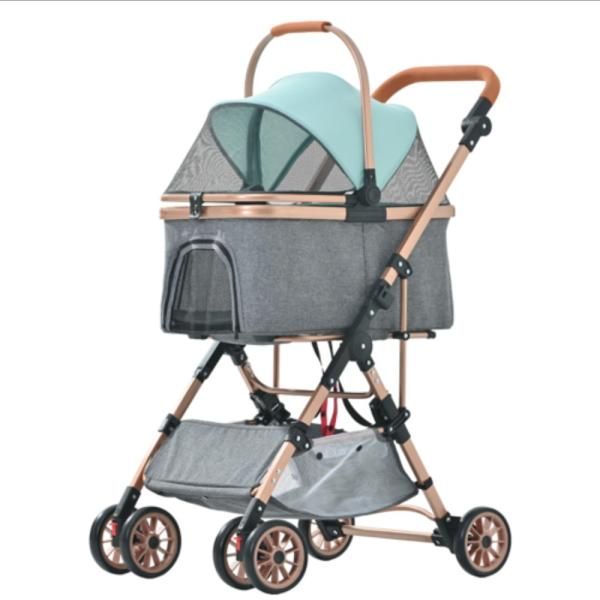 ペットカート分離式 2way 対面式 軽量 折りたたみ 取り外し 折りたたみ 多頭 中型犬 小型犬 4輪タイプ アルミ製 飛び出し防止 ストッパー付き 組立簡単 STEELWINDOWSANDDOORS_COM