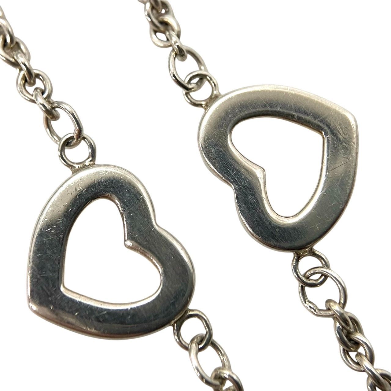 TIFFANY ティファニー ハートリンク ラリアット ブレスレット SV925 TIFFANY&Co.】ハートリンク ラリアット ブレスレット SV925 SILVER