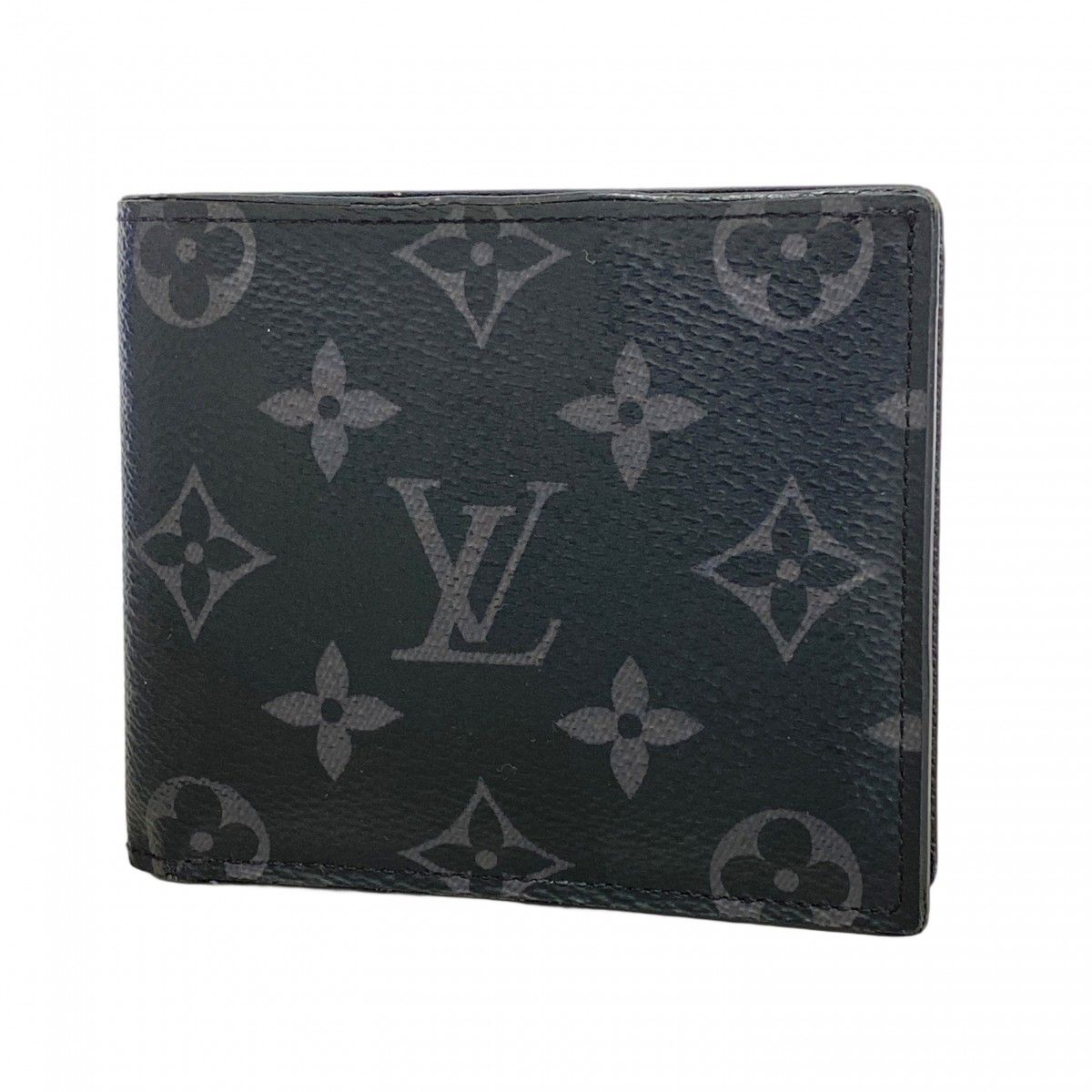 5mb2270-h ルイヴィトン 財布 モノグラム エクリプス ポルトフォイユマルコNM M62545 ブラック メンズ