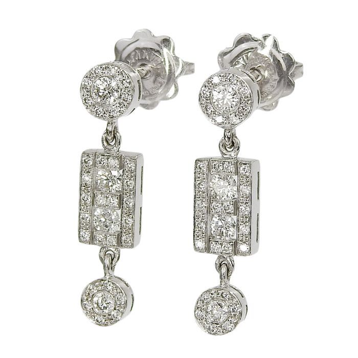 DAMIANI ダミアーニ ベルエポック ダイヤ ピアス K18WG 750