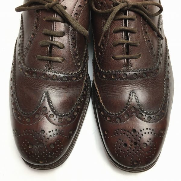 試着交換OK！80s-90sVintage CHURCH'S 3都市 旧チャーチ フルブローグ