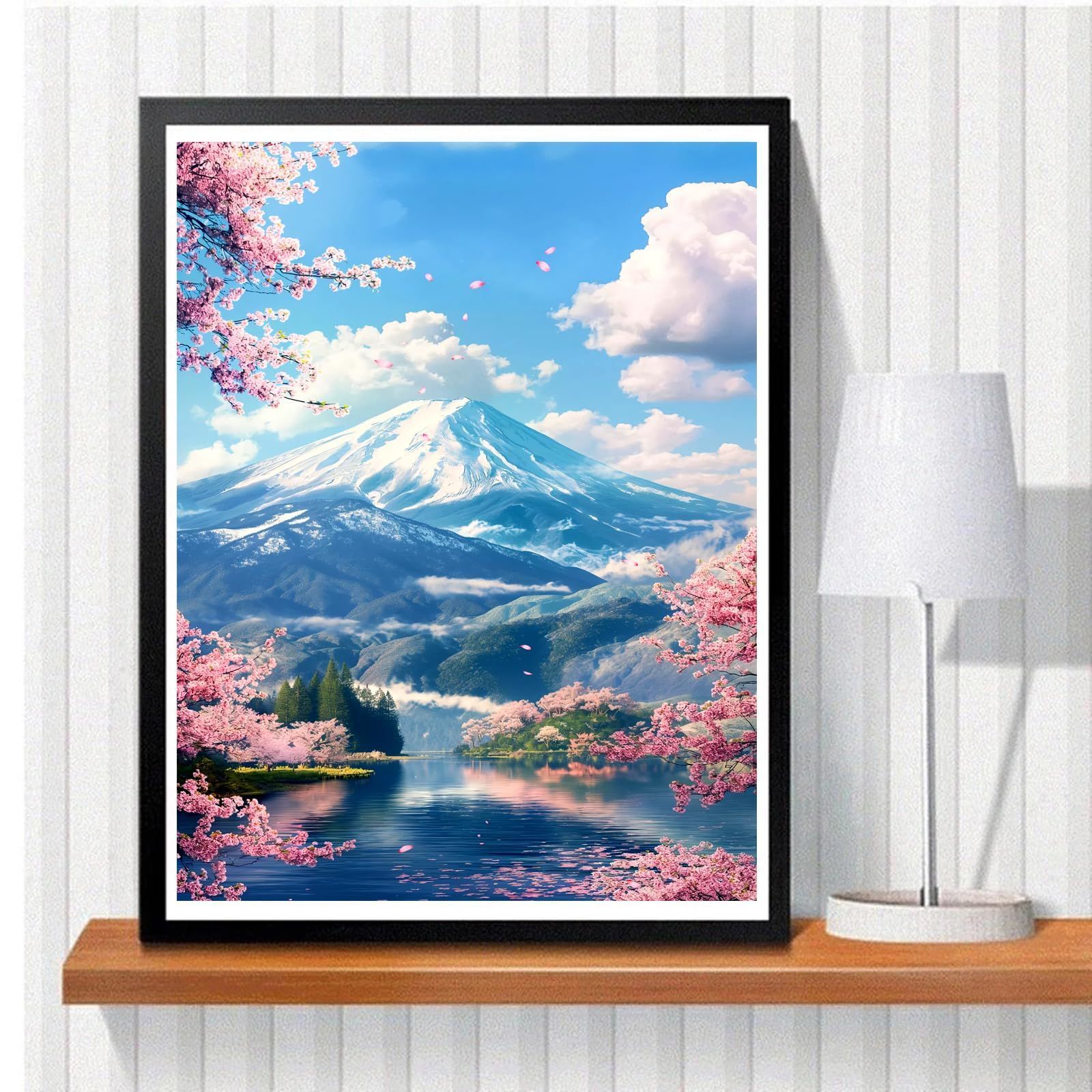 ダイヤモンドアート 山 5D ダイヤモンドアート キット 風景 DIY 全面