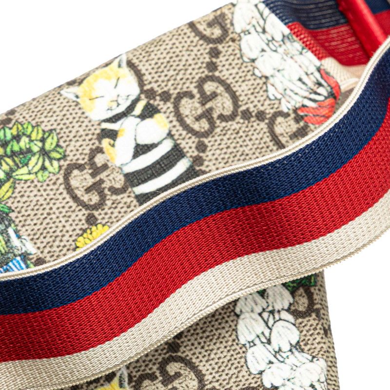 美品 GUCCI グッチ ウエストバッグ ヒグチユウコ GGスプリーム 楽天市場】グッチ 529711 GG スプリーム UFOワッペン ヒップ