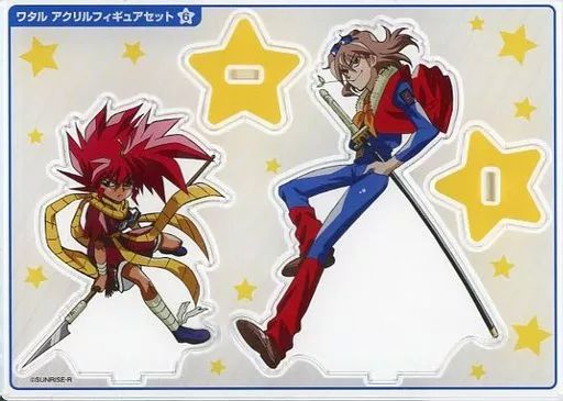 中古】アクリルスタンド・アクリルパネル 海火子＆渡部クラマ アクリル 