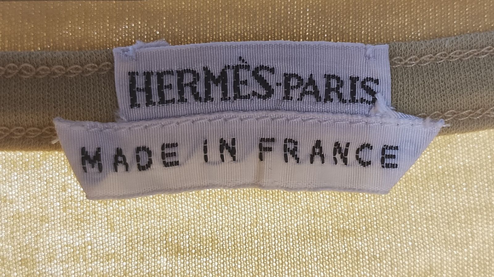 ■ HERMES-PARIS ■ エルメス Hermes 半袖無地 ショートスリーブカットソー ■ Made in FRANCE フランス製 ■ SSS1050