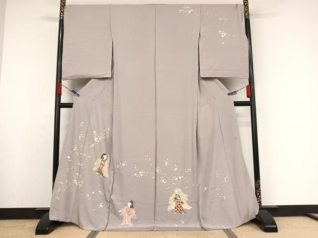 平和屋着物○訪問着 友禅 作家物 童子遊び まるまん光彩 上代60万 仮絵