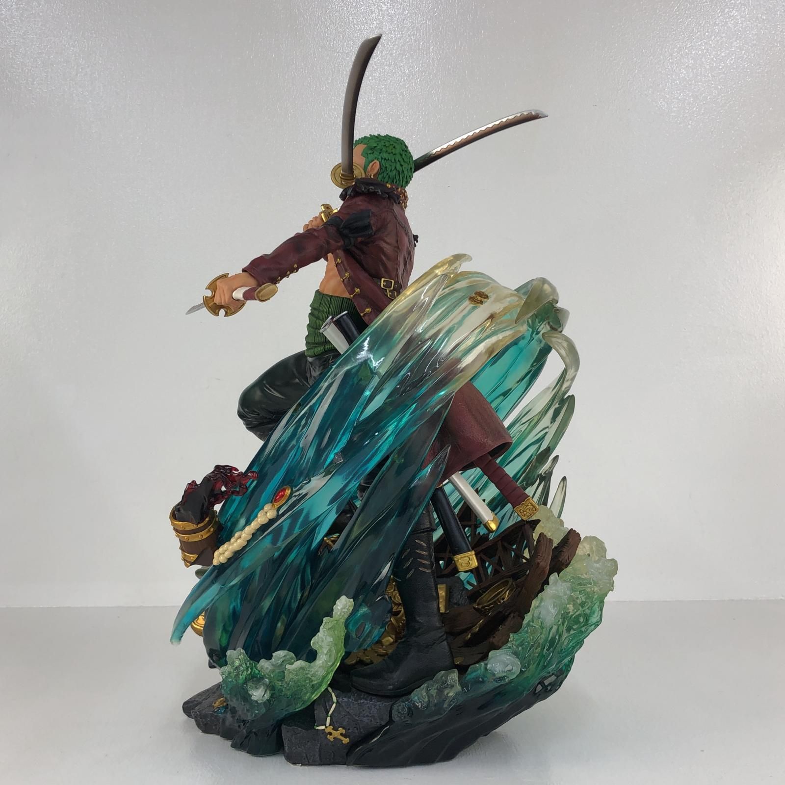 ワンピース　ログコレクション　大型スタチュー　ユニークアート　ゾロ　フィギュア FIG]ワンピース ログコレクション 大型スタチューシリーズ
