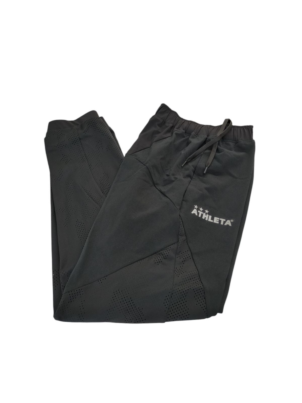 アスレタ(ATHLETA) ジャガードメッシュパンツ REI-1088 Lサイズ ブラック ATHLETA(アスレタ) トレーニングジャガードメッシュパンツ REI-1088