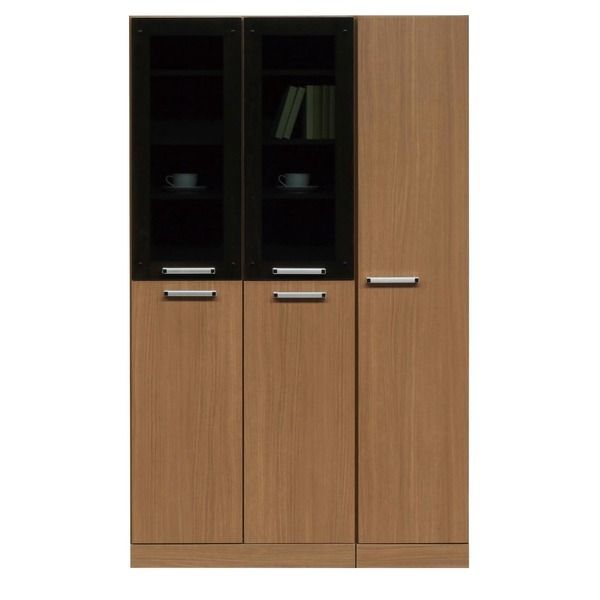 鏡面メラミン仕様 食器棚幅60cm カップボード高さ180cm（833）