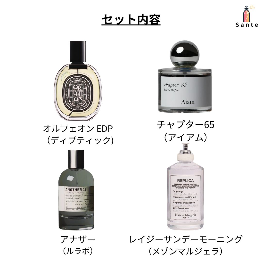 正規品】ミニ 香水セット(アイアム チャプター65,アナザー13,オルフェ
