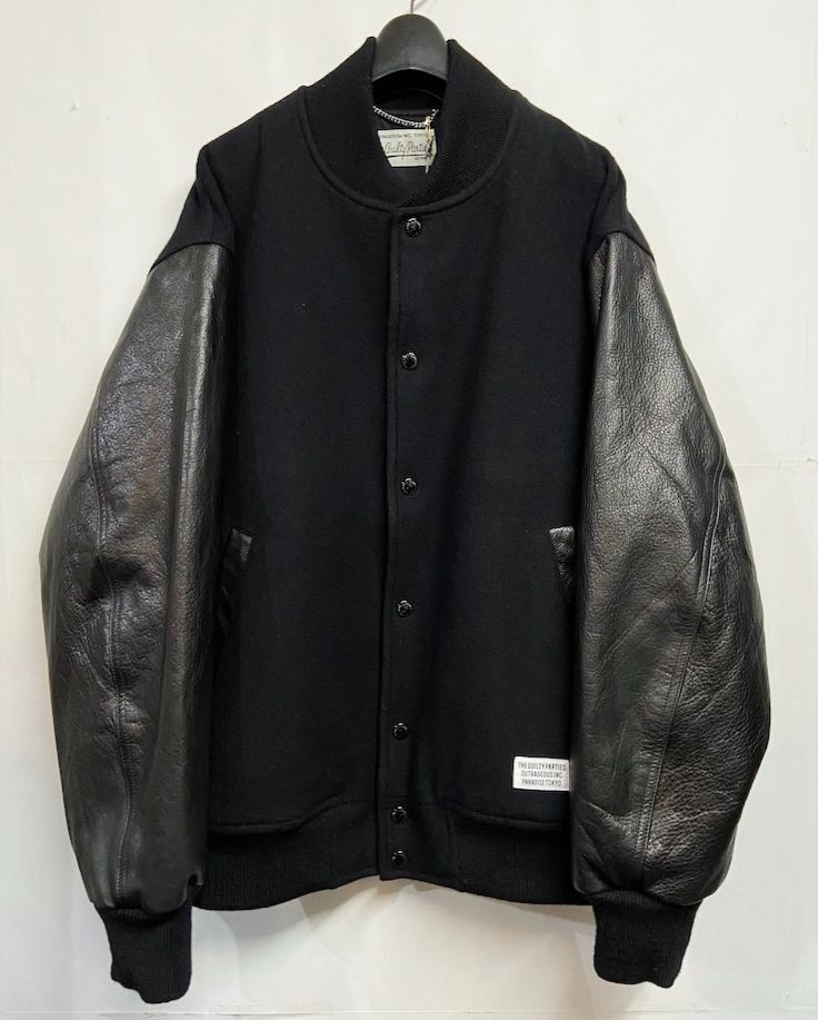 WACKO MARIA ワコマリア VARSITY JACKET 袖レザー スタジャン - メルカリ