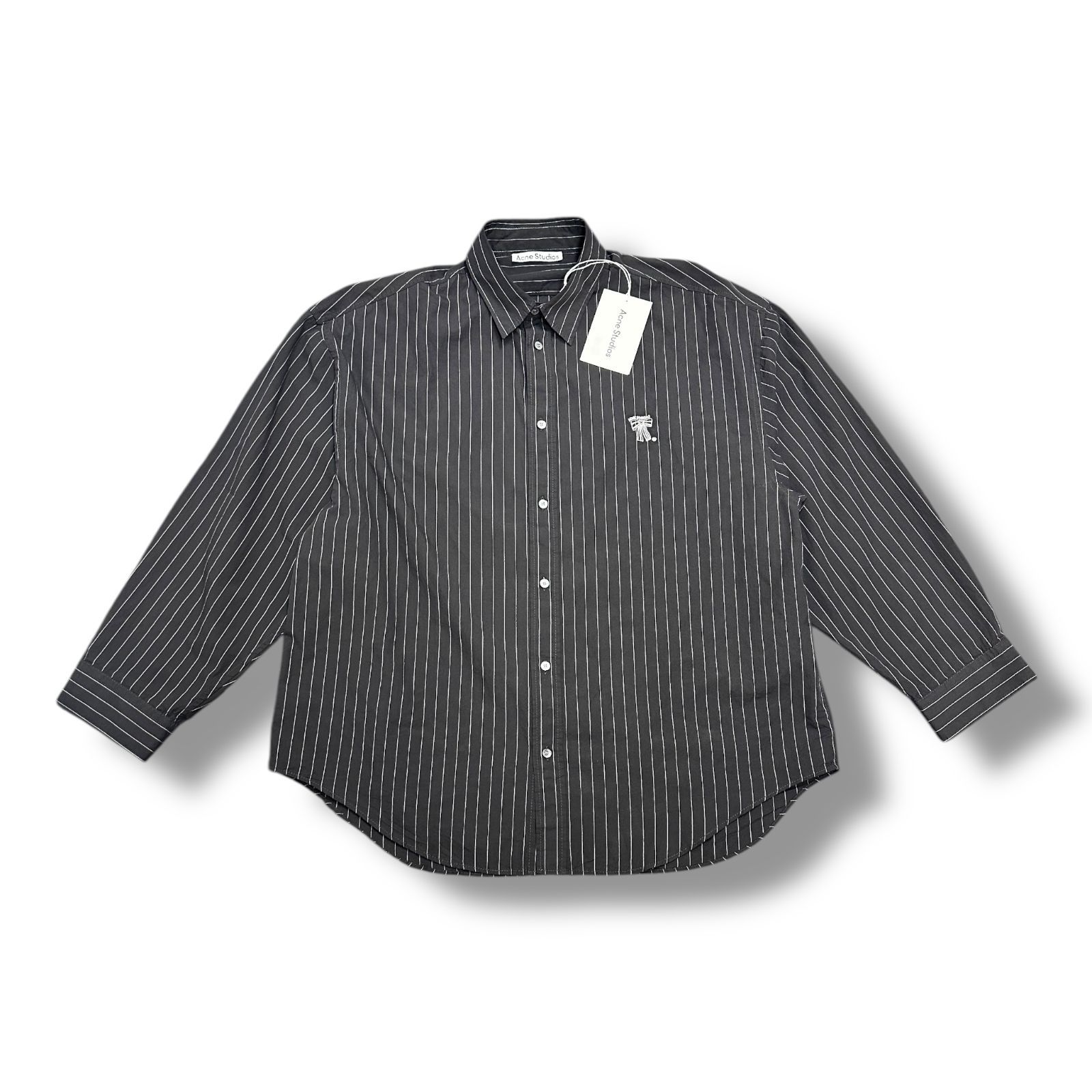 参考上代69300円 Acne Studios 25SS ストライプボタンアップ