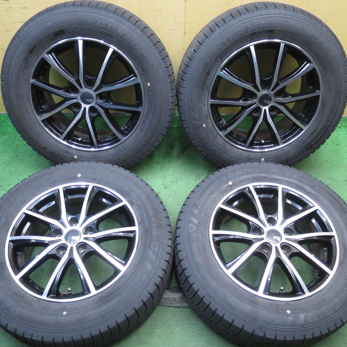 バリ溝！21年！9分☆スタッドレス 205/65R16 ダンロップ ウインター 