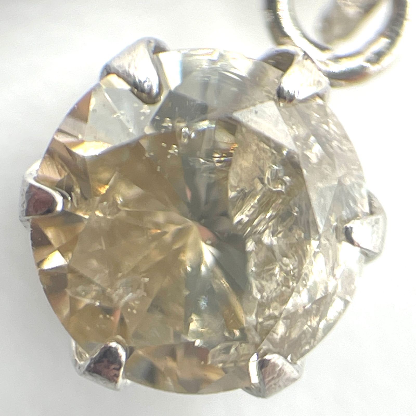 ネックレス ペンダントトップ Pt900 プラチナ ダイヤモンド 0.4ct