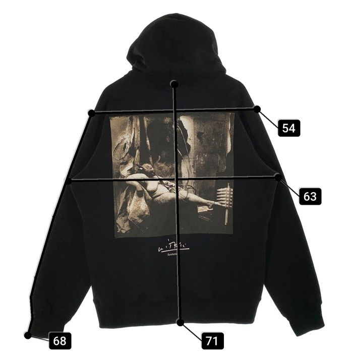 SUPREME シュプリーム 20AW Joel-Peter Witkin ジョエルピーター Sanitarium Hooded Sweatshirt  プリント プルオーバースウェットパーカー ブラック Size XL - メルカリ