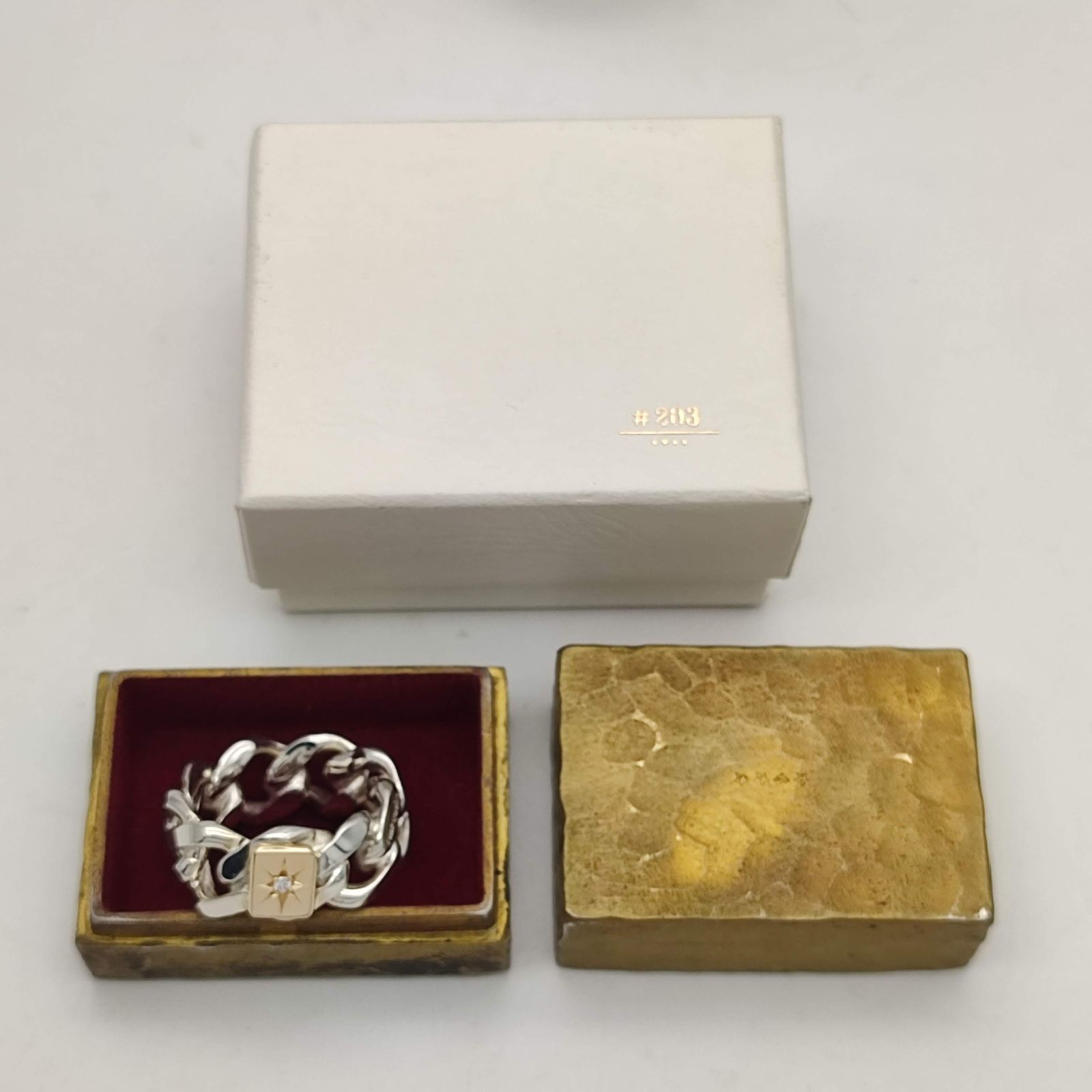 超美品】203ジュエリー KYOTO ダイヤ 喜平モチーフダイヤリング