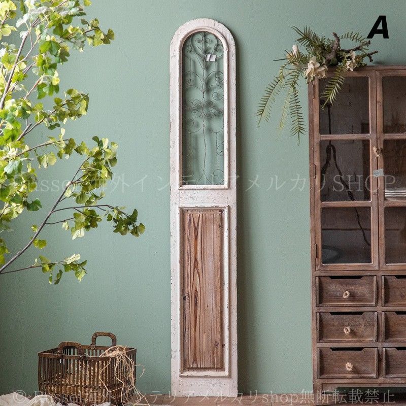 ウォールデコ アメリカン カントリー ヴィンテージ調 おしゃれ かわいい インテリア 北欧 ドア ヨーロッパ カフェ レトロ調