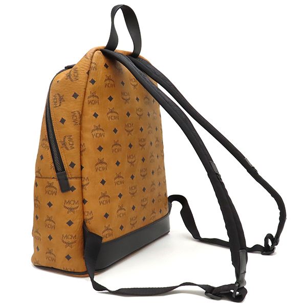 【美品】MCM リュックミディアムサイズ　コニャック エムシーエム MCM リュック・デイパック スターク ヴィセトス