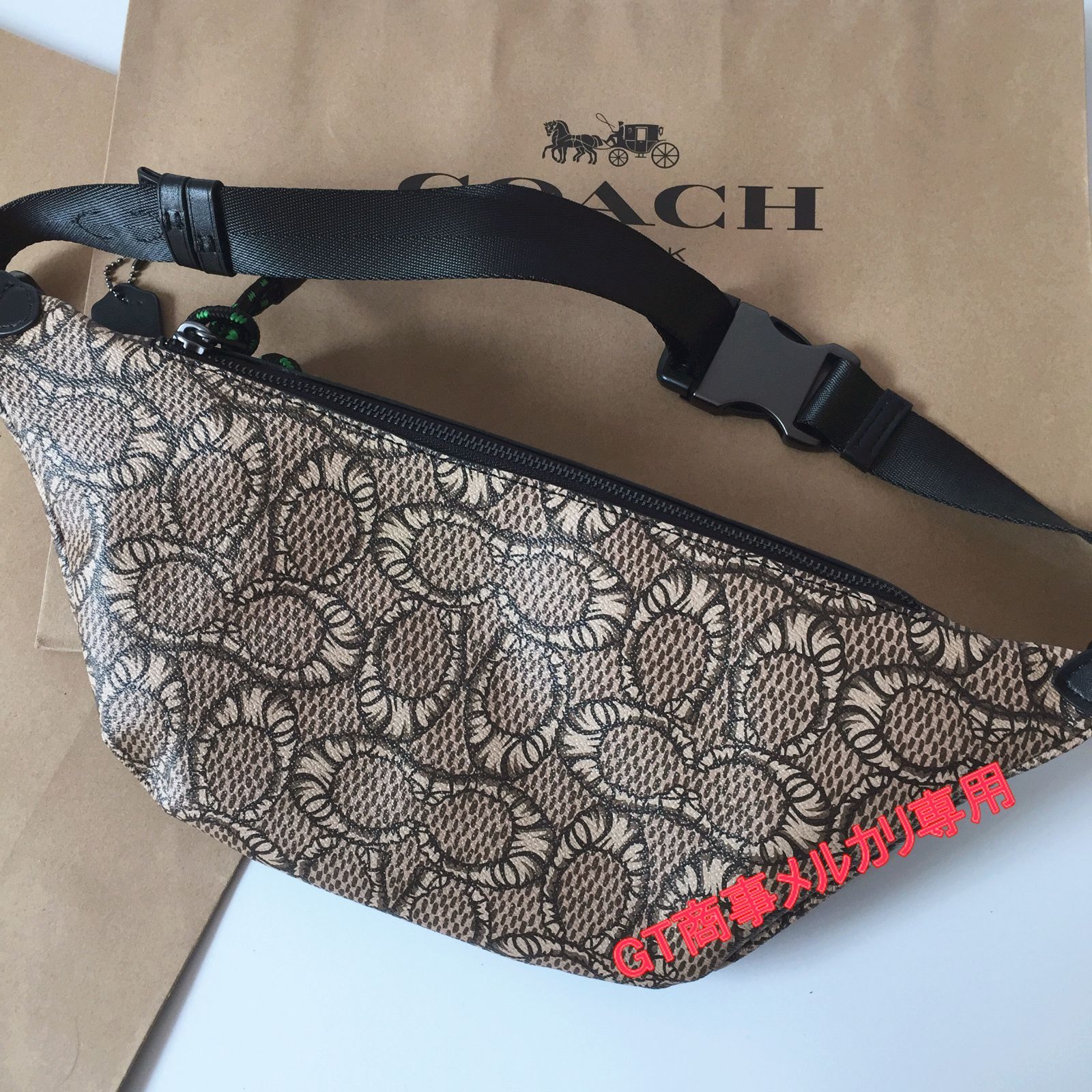 COACH＞コーチバッグ ベルトバッグ C6928 レキシーメンズボディバッグ