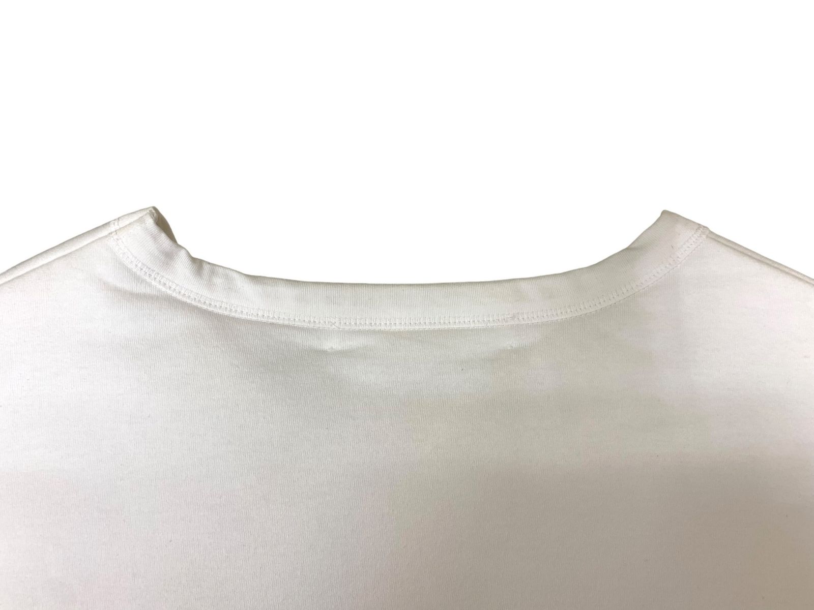 アンスクリア INSCRIRE カットデザインTシャツ I23SS-CUT6 ホワイト サイズ：36 INSCRIRE(アンスクリア) カットデザインTシャツI23SS-CUT6 I23SS