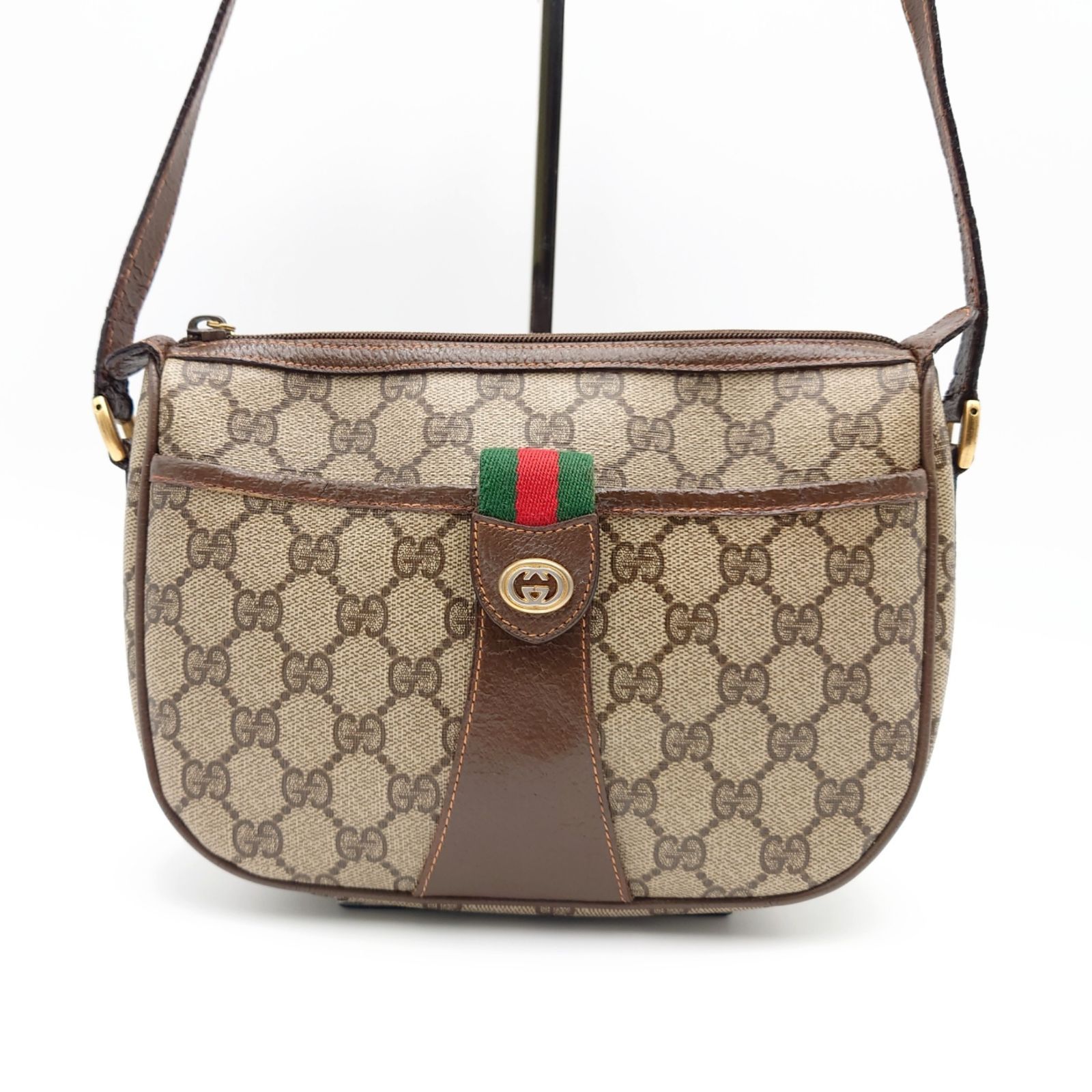 GUCCI オールドグッチ ショルダーバッグ シェリーライン GG